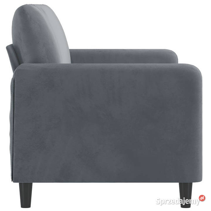 Sofa 2osobowa ciemnoszary 140 tapicerowana Warszawa