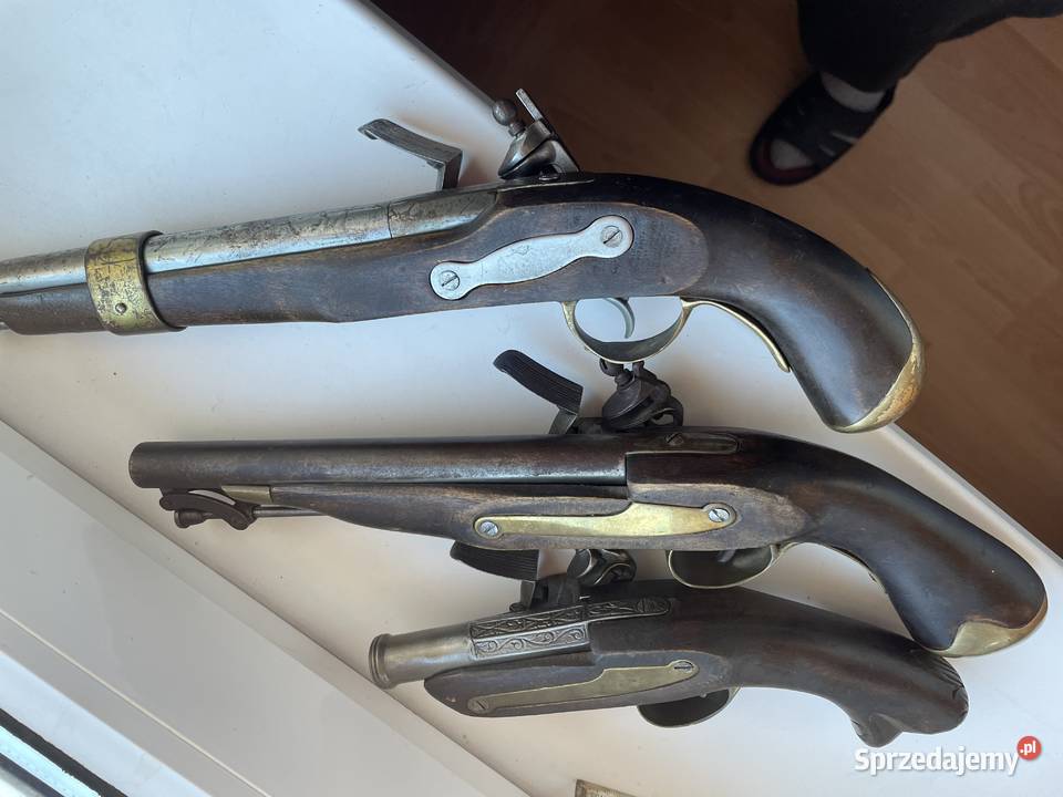 Pistolety skałkowe repliki Czaplinek