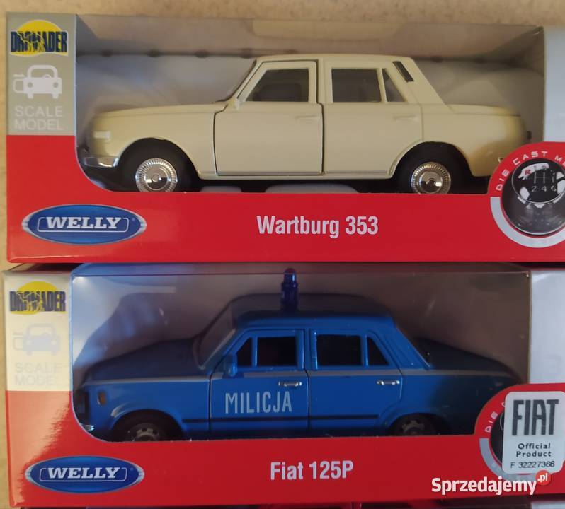 Modele kolekcjonerskie samochodów osobowych