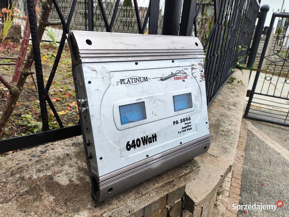 Wzmacniacz samochodowy 4 kanałowy Interconti Ilość kanałów 4 sprzedam