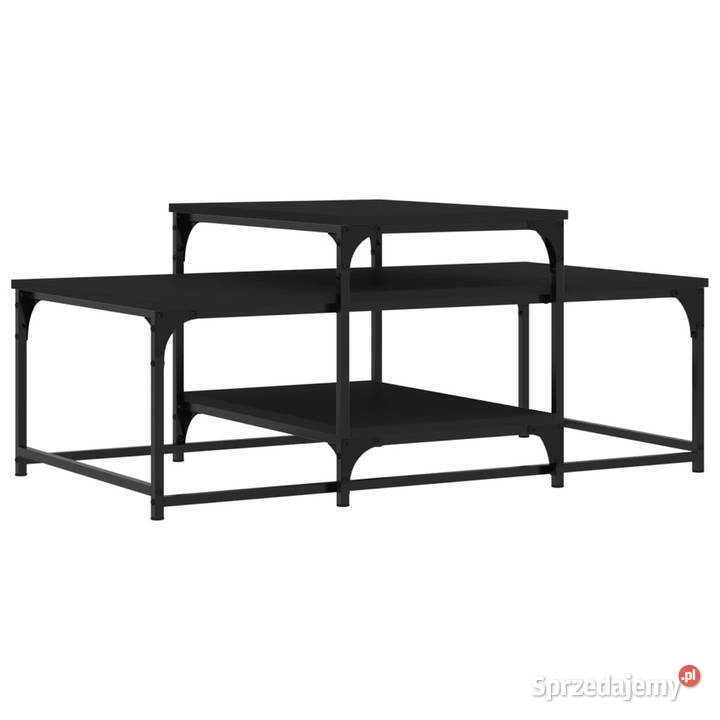 Stolik kawowy czarny 102x60x45 materiał Stoły Meble mazowieckie Warszawa
