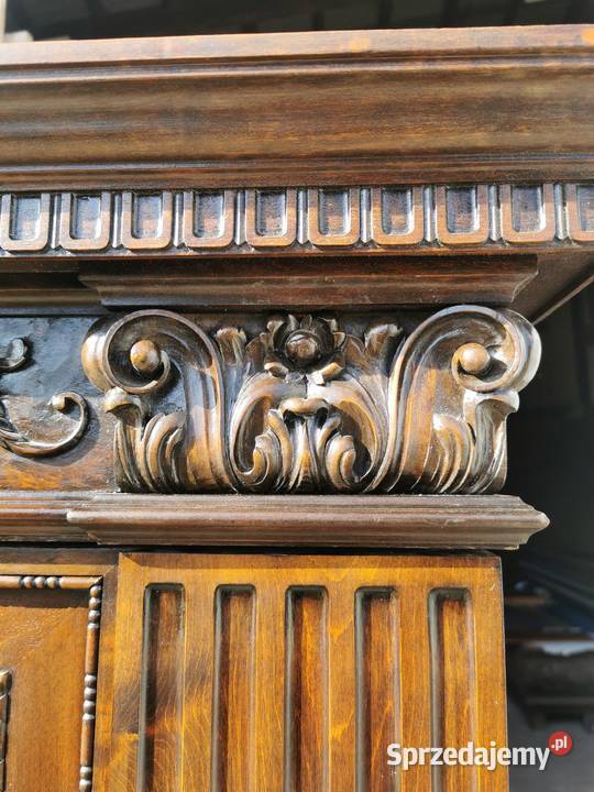 Reprezentacyjny neorenesansowy komplet Meble Wrocław