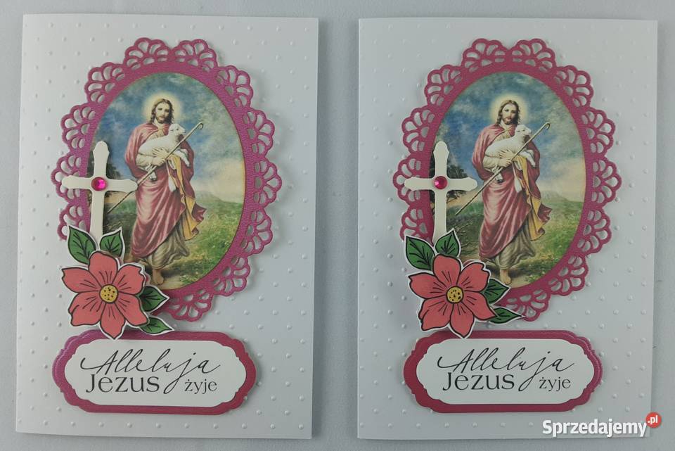 Wielkanoc Kartki ręcznie robione RELIGIJNE A6 kujawsko-pomorskie Zbójno