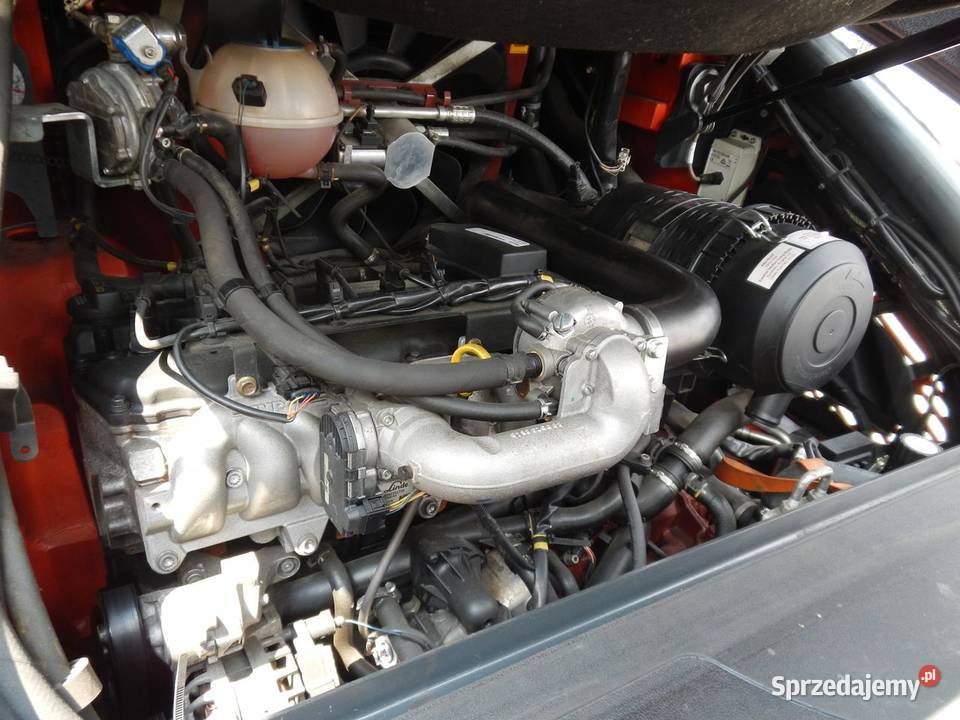 Gazowy wózek widłowy Linde H45T02 przesuw boczny gaz Mogilany