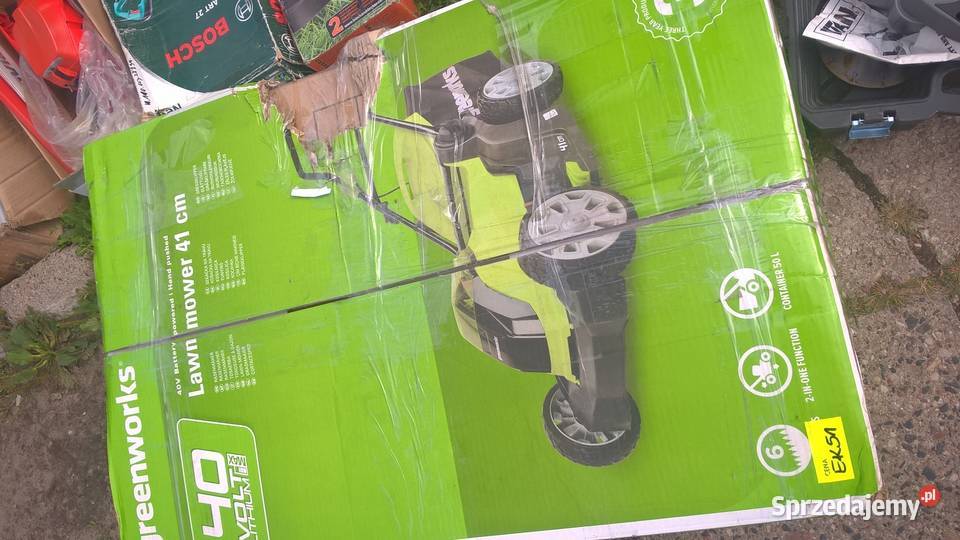 kosiarka akumulatorowa 40V ostrze 41 nowa 2 mazowieckie Mińsk Mazowiecki