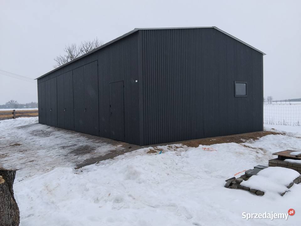 GARAŻ BLASZANY Konstrukcja Stalowa Hala Magazyn małopolskie Chrzanów