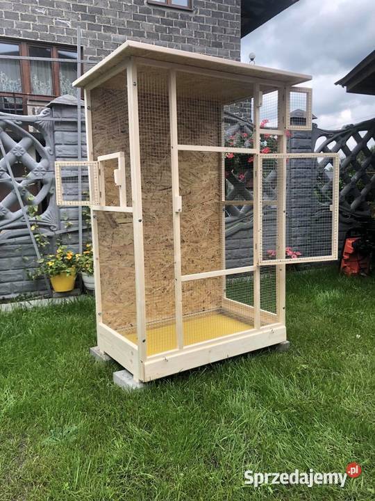 Klatka woliera drewniana ptaków egzotycznych Myszków