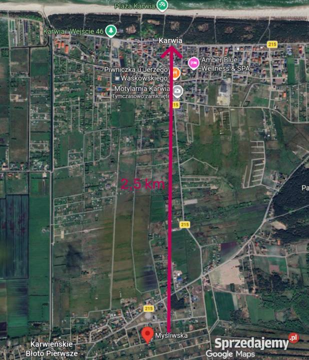 Działka budowlana niedaleko morza Karwieńskie Karwieńskie Błoto Pierwsze sprzedam