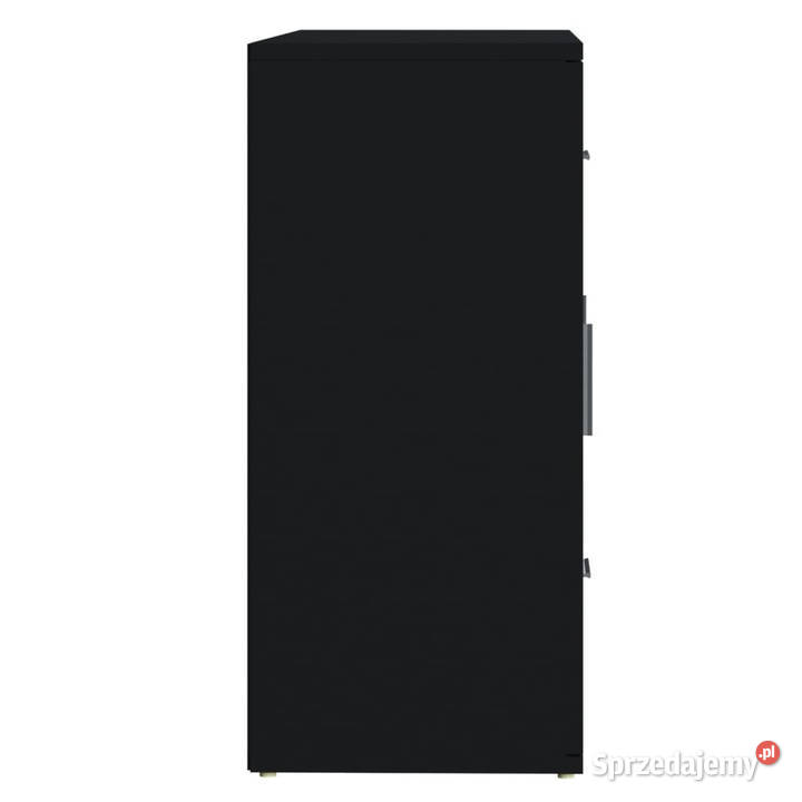 Szafka czarna 91x295x65 materiał drewnopochodny