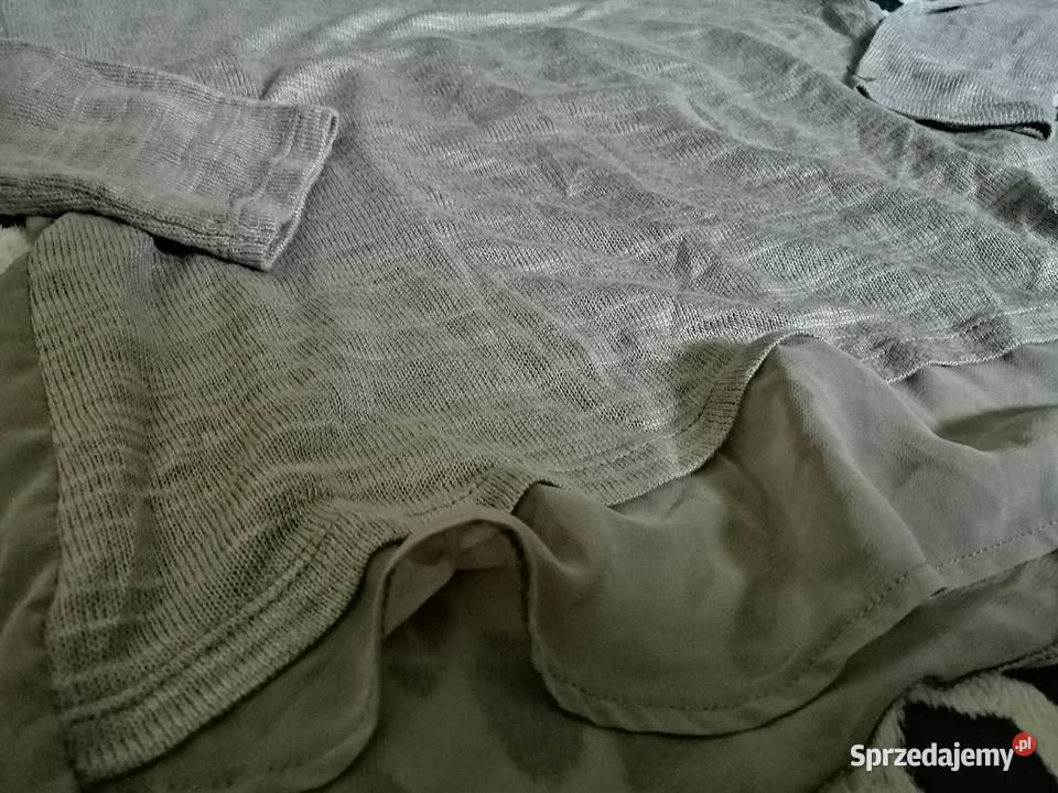 Nowa Bluzka ciekawy tył wstawka ORSAY S xs długi Leszno