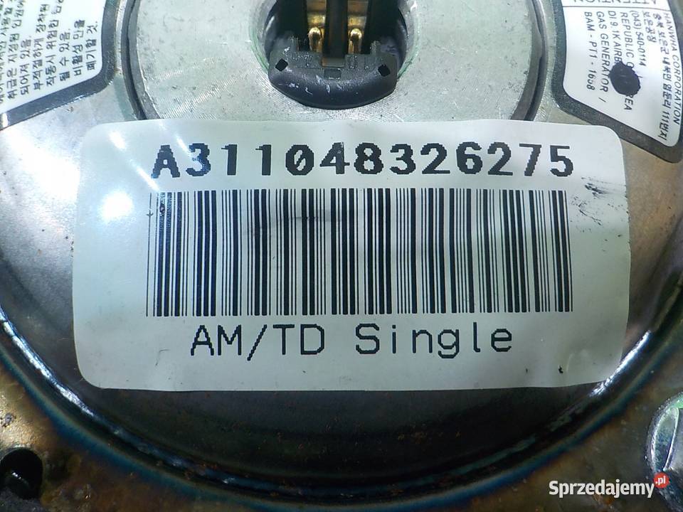 SOUL I 16 CRDI 11r 5D AIRBAG poduszka kierowcy Suków