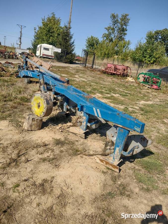 Pług pięcioskibowy AgroMasz wysoka słupica dowóz Pługi Spławy Pierwsze sprzedam