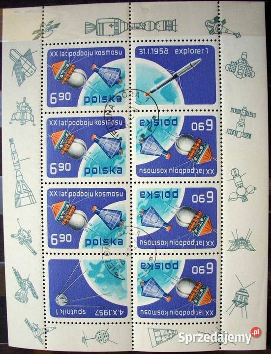 Znaczki polskie 1977 Fi 2392 arkusz sprzedam