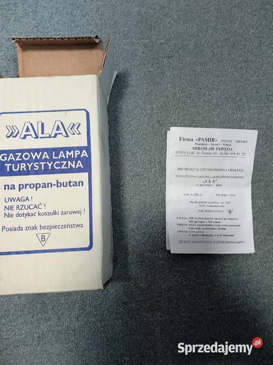 Lampa gazowa kolekcjonera staroci Garwolin sprzedam