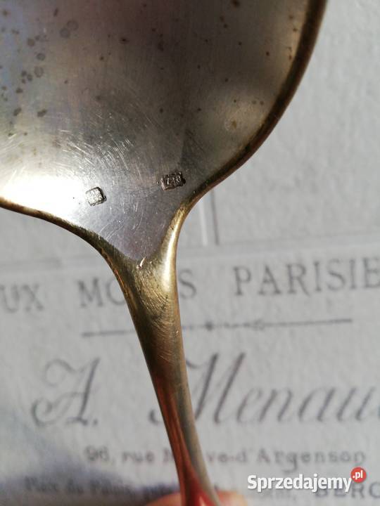 Stare srebrne sztućce wielkopolskie