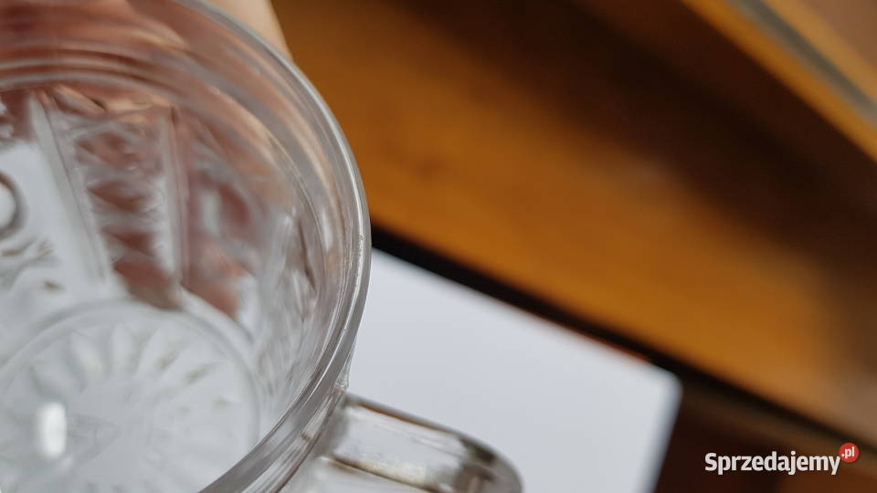 Stare szklane kufelki 4 x kufelek Dąbrowa Górnicza