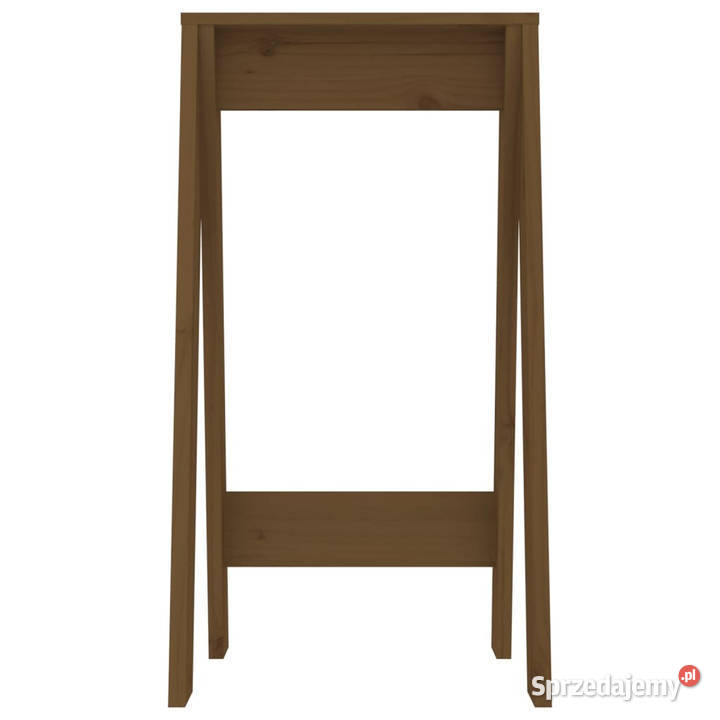Stołki 2 miodowy brąz 40x40x75 lite drewno Krzesła Warszawa