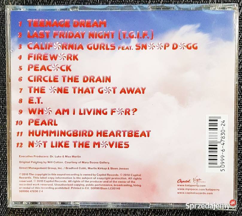wspaniały Album CD KATY PERRY Teenage Dream 1 płyta śląskie Chorzów
