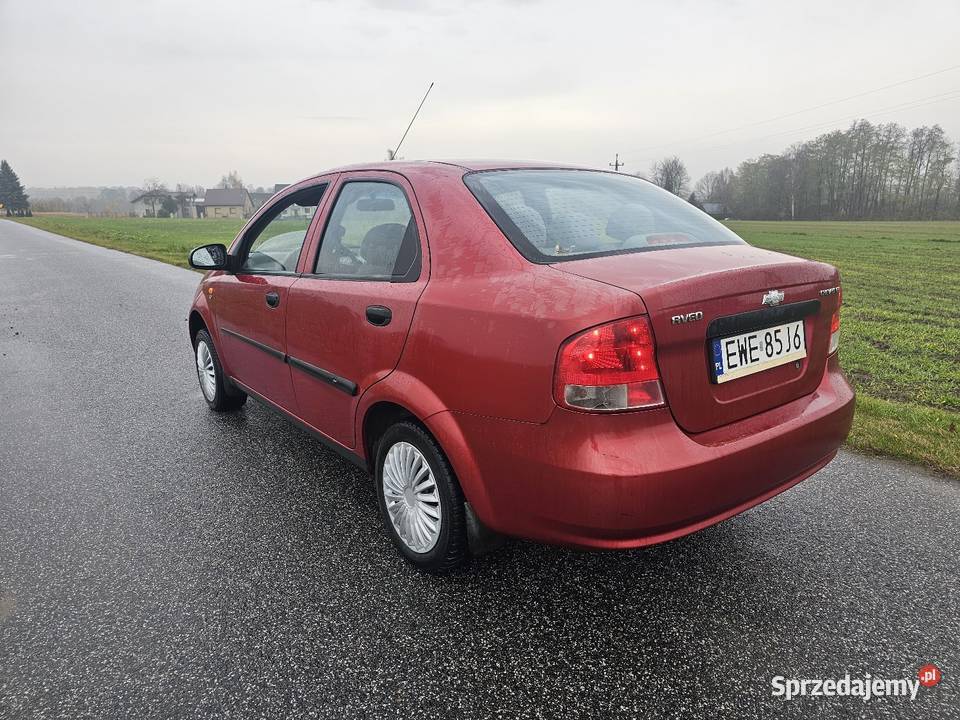 Chevrolet Aveo 14 8v niski przebieg polski salon łódzkie Chotynin