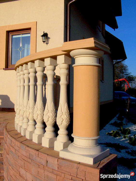 TRALKI betonowe balustrady kule poręcze Górno