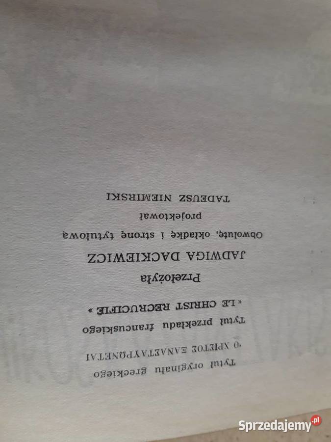 Nikos Kazantzakis Chrystus ukrzyżowany raz