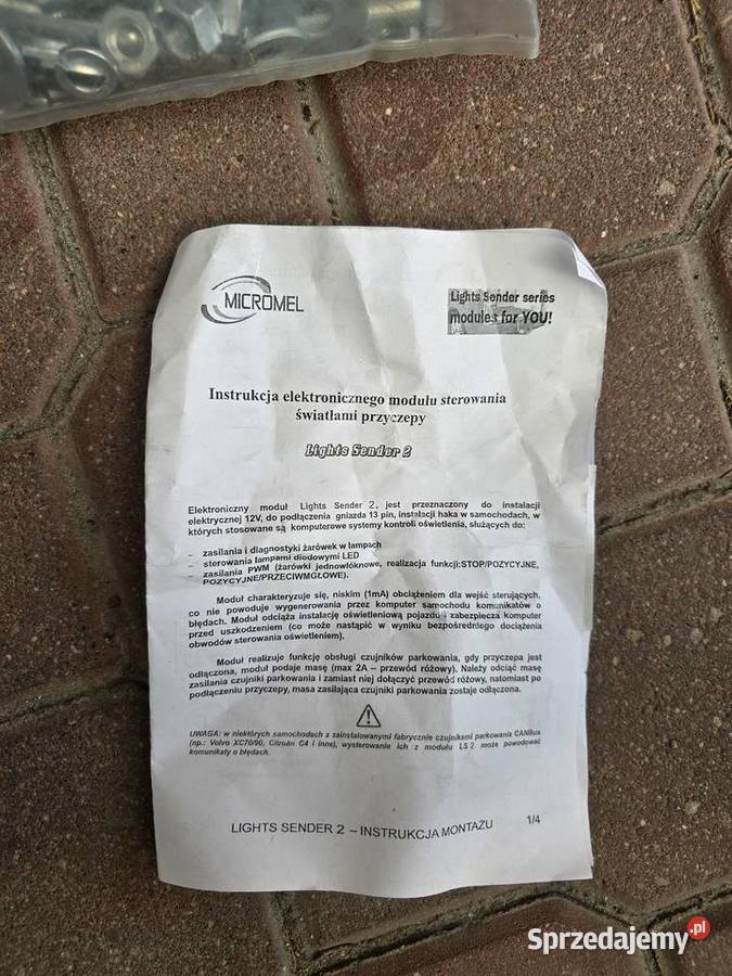 Hak holowniczy wiązka AUDI A4 B6 B7 8E sedan łódzkie Łódź