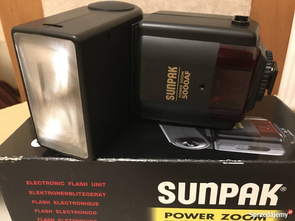 SUNPAK Power zoom CANON 5000AF Lampa błyskowa podlaskie Białystok
