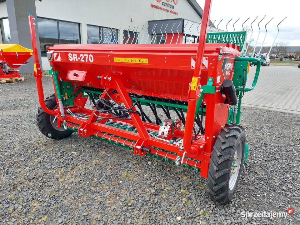 Siewnik stopkowy 27 m AgroMasz Olesno