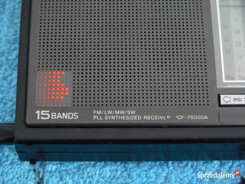Radio globalne Sony ICF7600DA 15 zakresów Jasło
