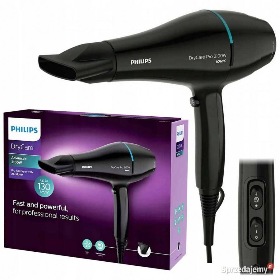 Suszarka do włosów Philips 2100 W jonizator Łódź