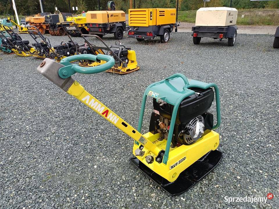 ZAGĘSZCZARKA PŁYTA AMMANN AVP 2220 457 wacker Rok produkcji 1900 Trzebnica