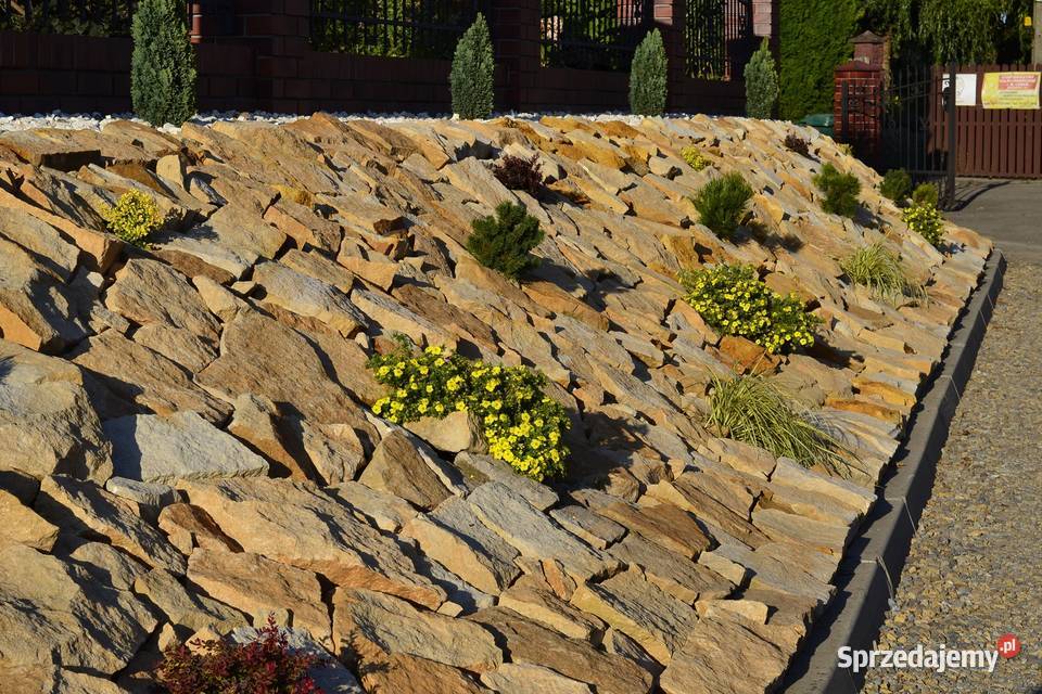 Kamień na ogrodzenie skalniak altankę grilla łódzkie Radomsko