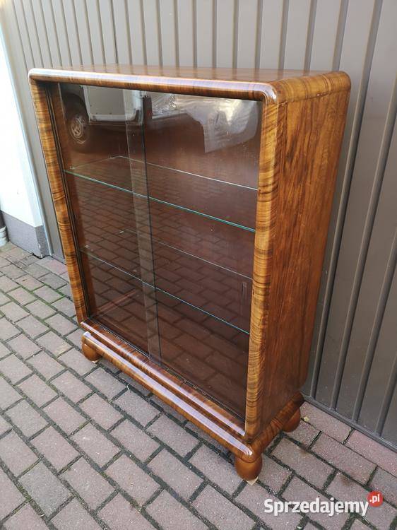 Witryna Serwantka Biblioteka ARTDECO Orzech Swarzędz sprzedam