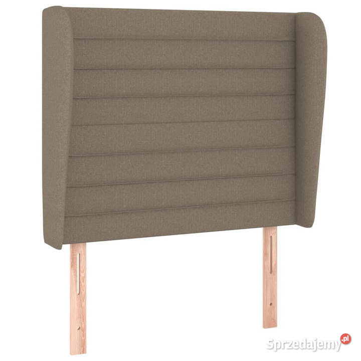 Zagłówek uszak taupe 93x23x118128 tkanina Warszawa