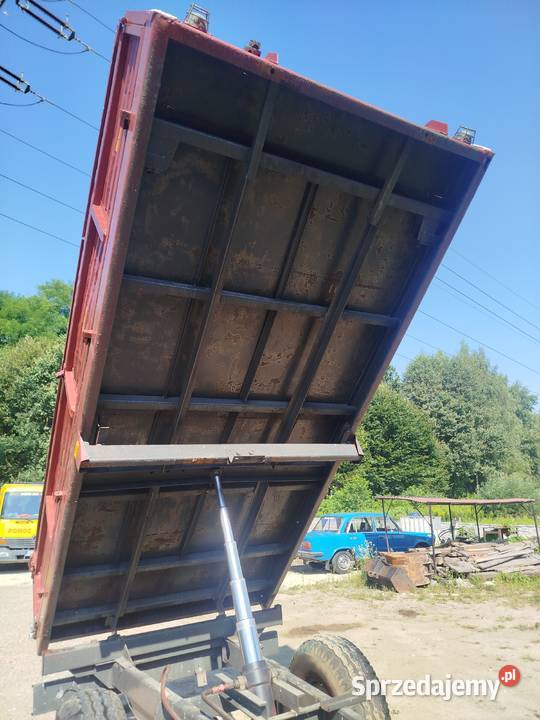 Przyczepa jednoosiowa kiper wywrotka Skawina