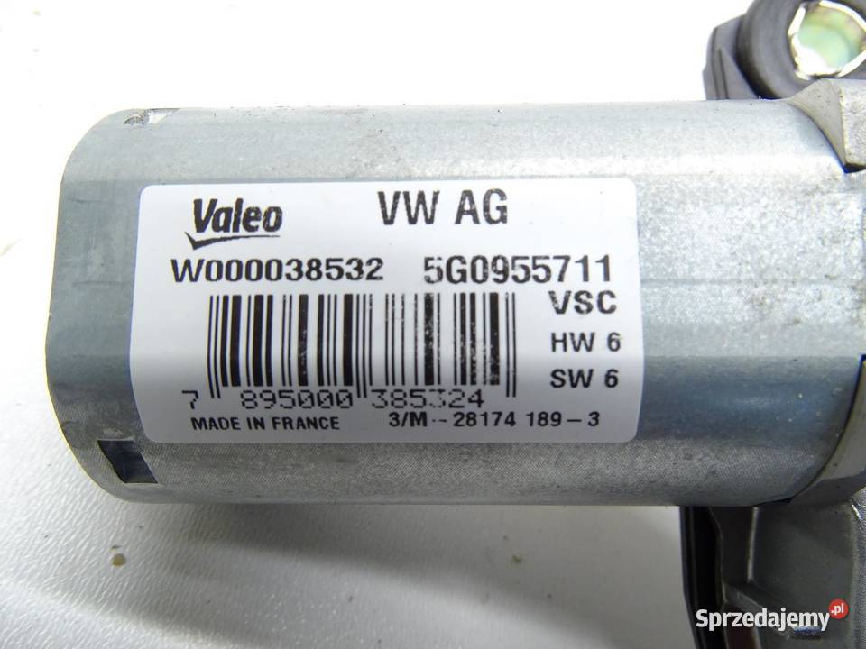 SILNICZEK WYCIERACZKI TYŁ TYLNEJ 5G0955711 VW sprzedam