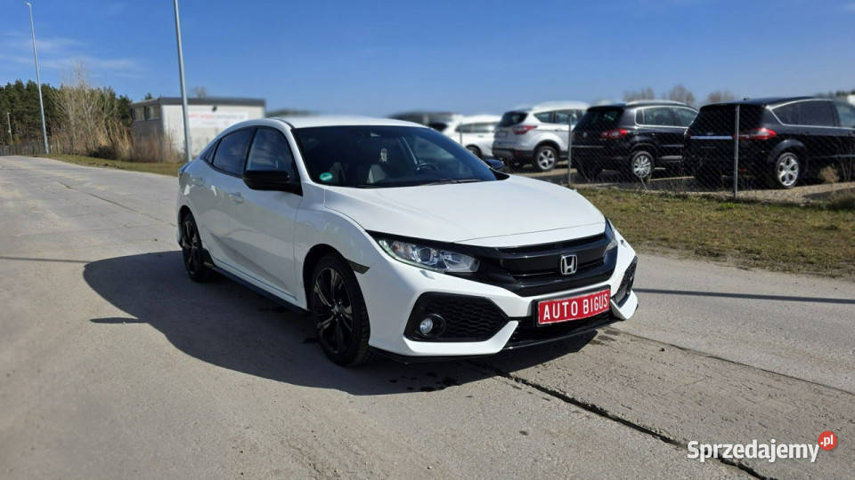 Honda Civic biala perla 10 ivtec ledy duza navi wielofunkcyjna kierownica Lębork