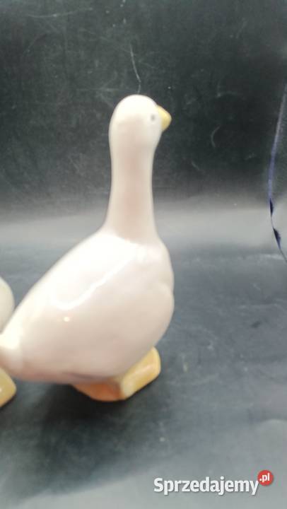 Para ptaki ceramiczne gęsi Szwecja