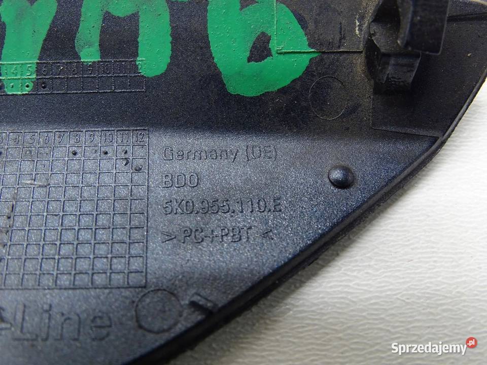 ZAŚLEPKA SPRYSKIWACZA LEWA 5K0955110E VW GOLF VI sprzedam