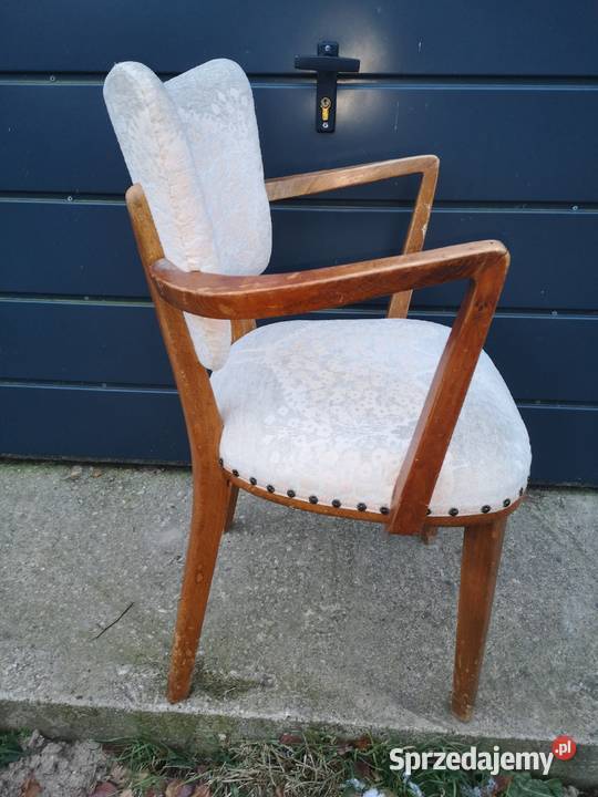 Stary fotelretro na sprężynach łódzkie