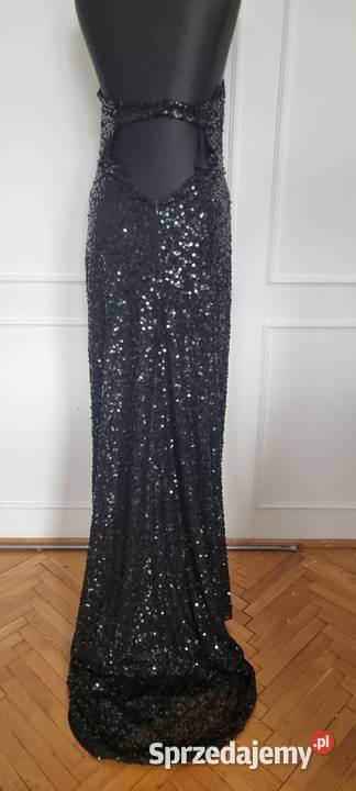 Sprzedam czarną cekinową sukienkę rozmiar 3840 Białystok