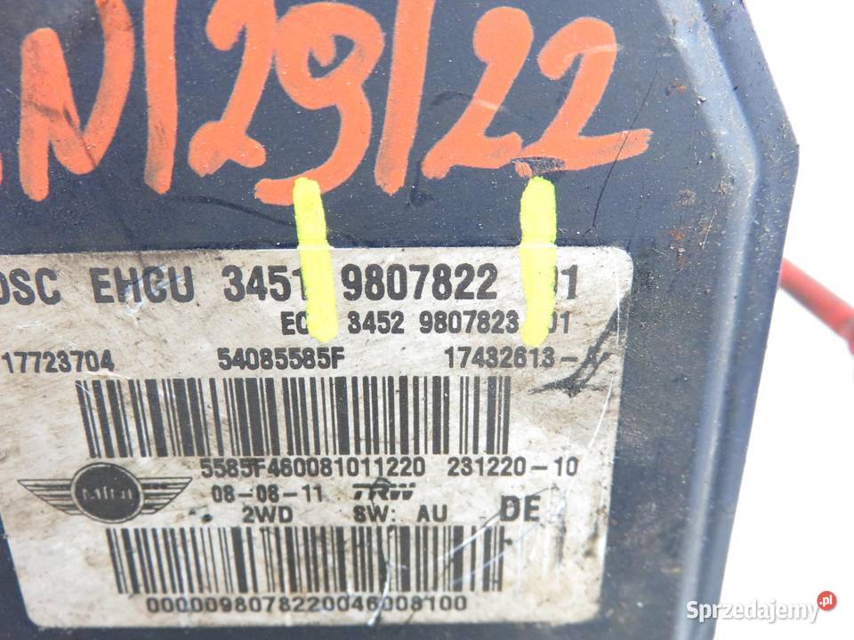 POMPA ABS MINI MINI CLUBMAN R55 9807822