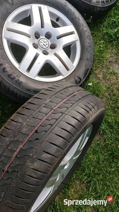 Felgi z oponami VW 5x100 15 aluminiowe lubelskie Łuków sprzedam