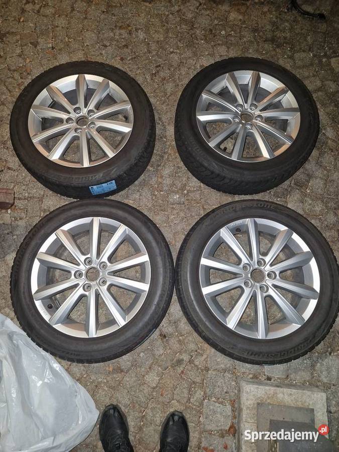 Felgi aluminiowe 16 z oponami 5x100 Paczków sprzedam