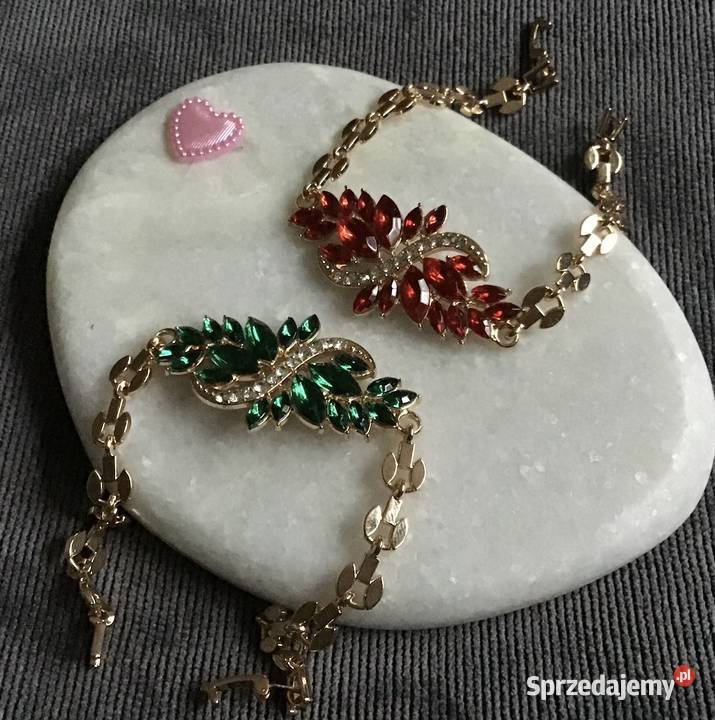 2 złociste bransoletki Warszawa