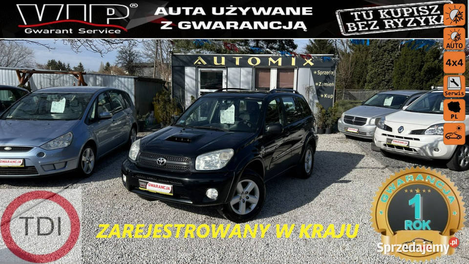 Toyota RAV4 SPRZEDANY Nowy Rozrząd Dwumasa 4x4 2000cm3 dolnośląskie Świdnica