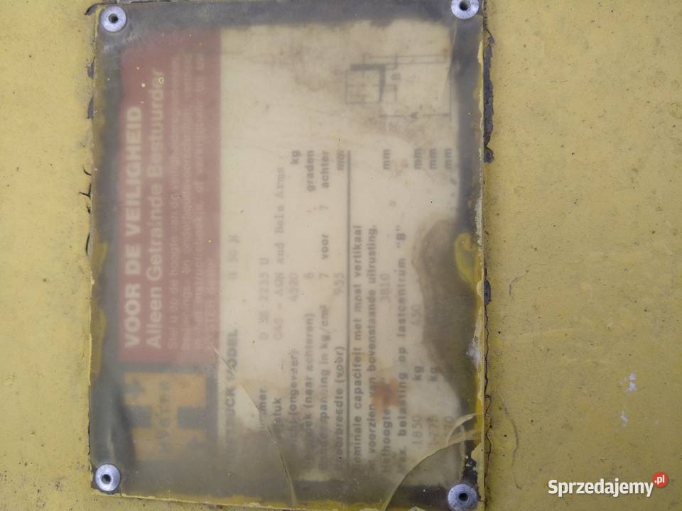 Wózek widłowy Hyster h50 diesel Zemborzyce Dolne