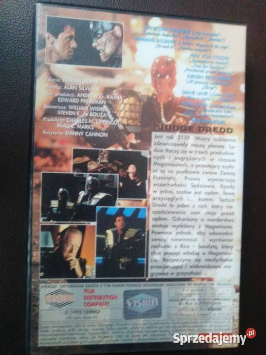 Sędzia Dredd kaseta VHS Filmy Poznań