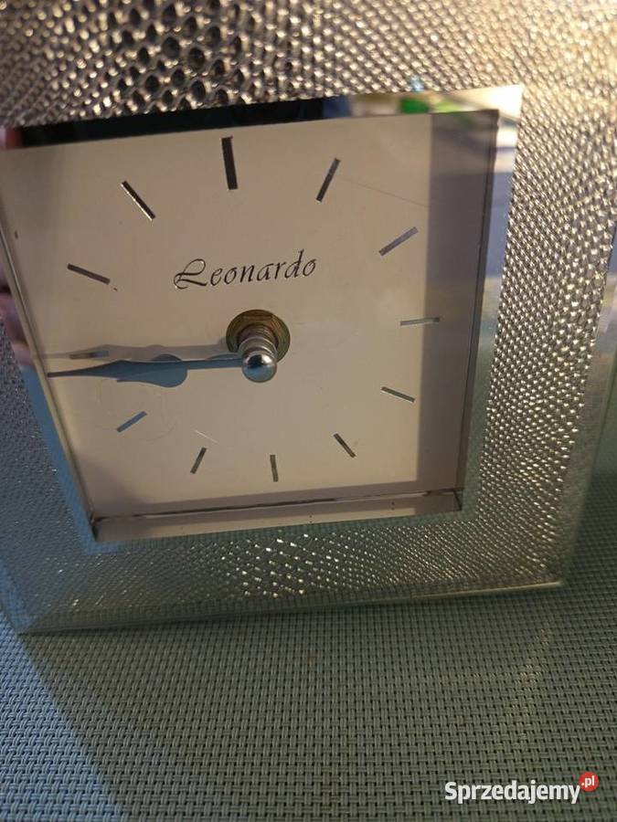 Zegar bładny firmowy LEONARDO w szklanej oprawie mazowieckie Warszawa