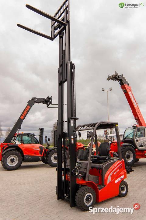 Elektryczny wózek widłowy Manitou ME 418 48V Zator